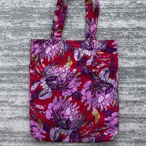 Vivienne Tam Red Floral Tote Bag